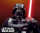 Darth Vader με το lightsaber του